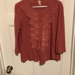 Downeast size L pink detail shirt